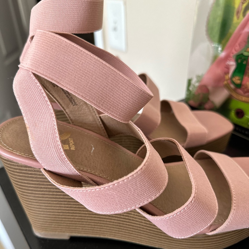 Blush Pink Wedges